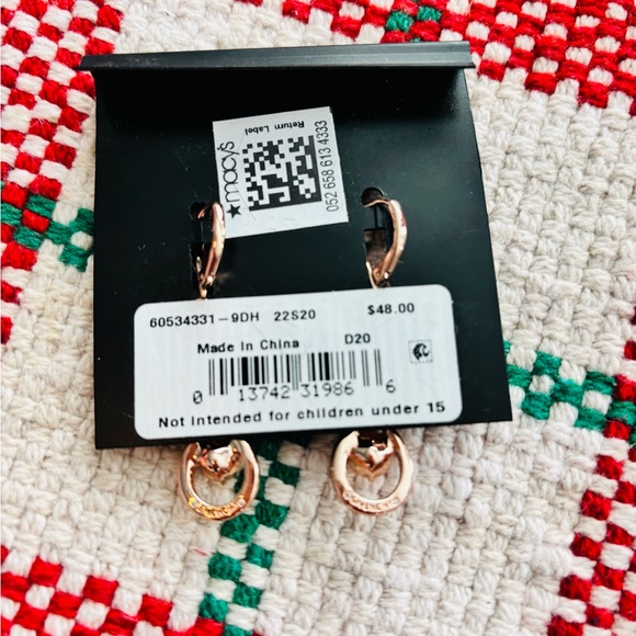 Givenchy Rose Gold Dangle Earrings - Picture 2 of 3